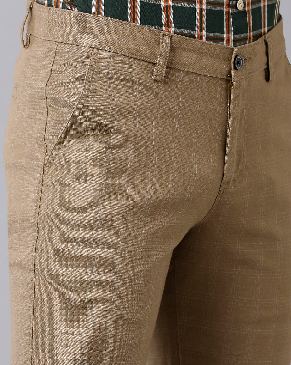 Eleven Paris Men's Slim Fit Green Khaki Chino Pants | eBay
